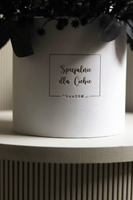 Halloween Black&White, flowerbox z dynią LED