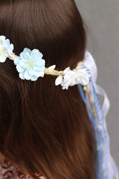 Blue Delicate, wianek na głowę, rozmiar uniwersalny