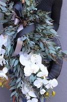  Elanea Nero Orchid 3, elegancki wieniec nagrobny