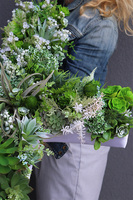 Krzyż Pamięci w Zieleni, elegancka kompozycja nagrobna