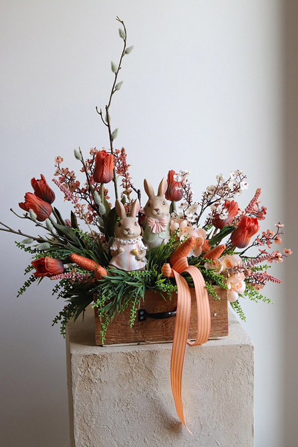 Cynamonovo, dekoracja wielkanocna w szufladzie