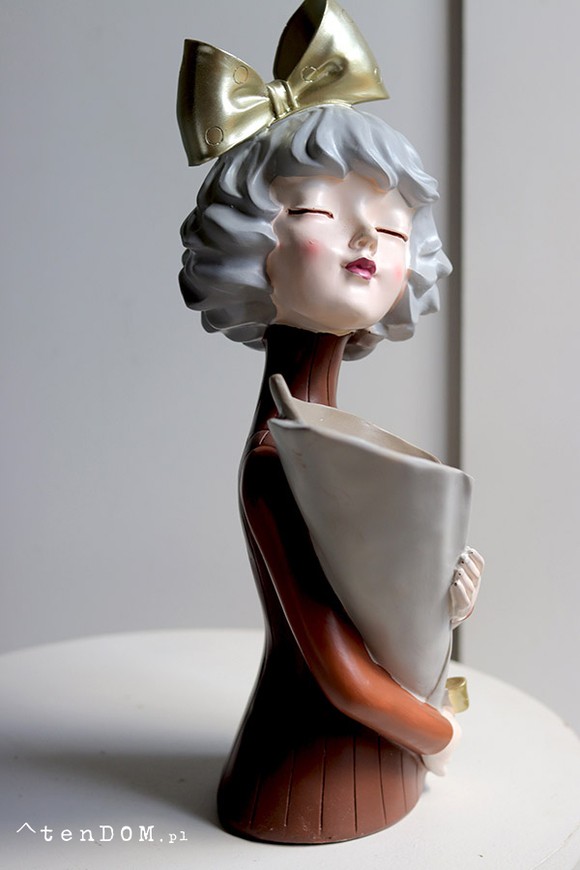 Mademoiselle, figurka dekoracyjna kobieta	