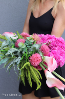 Różowa Magia, oryginalny wieniec nagrobny