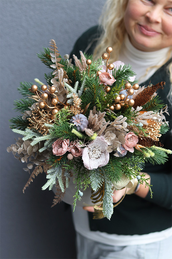 Glamour Luxano, zimowy flowerbox