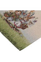 Zajączkowa Święconka, wielkanocny bieżnik gobelinowy