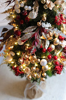 Illana Christmas, choinka sztuczna udekorowana