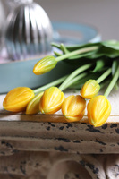 bukiet tulipanów silikonowych Aprill Yellow