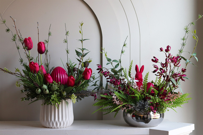 Fuksjowa Wielkanoc, stroik wielkanocny