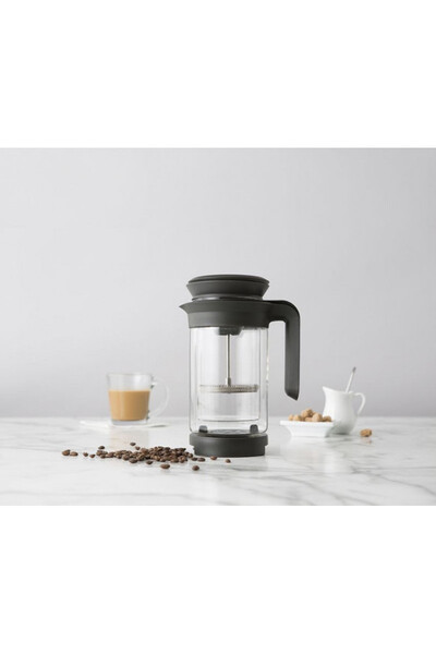 French Press 3w1, zaparzacz tłokowy przelewowy dzbanek