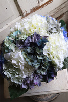 bajeczna kompozycja z niebieskich hortensji, Karenao Big, wym.32x36cm