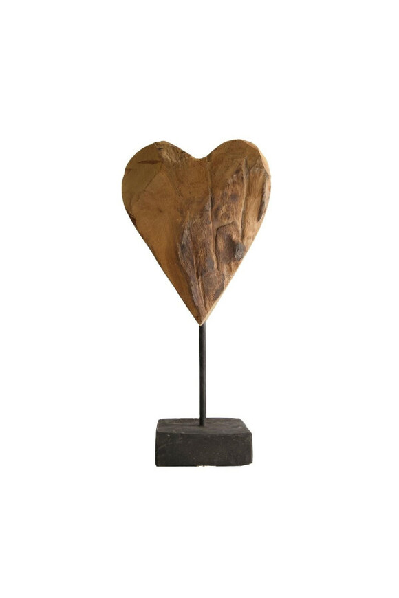 dekoracja drewniana Serce, Wood Old, wym.26x26cm