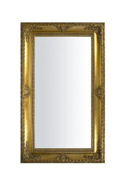 Palazzo Gold J, lustro w złotej ramie, wym.150x90cm 