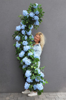 Blue Provance Rich, dekoracyjna girlanda z hortensją na wejście