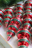 American XMAS, szklane bombki w pudełku