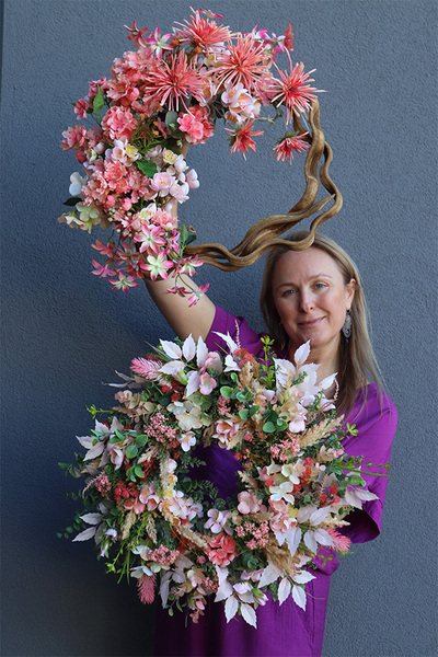  Lusia, kwiatowy wianek dekoracyjny