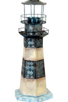 stylowa figurka Latarnia Morska z miejscem na świeczkę, wym.32cm