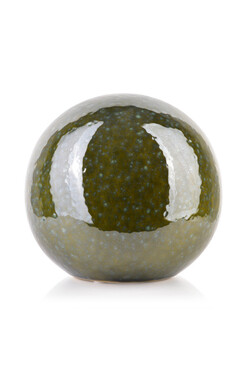 Saggio Green, kula dekoracyjna figurka, wym.14x15x15cm