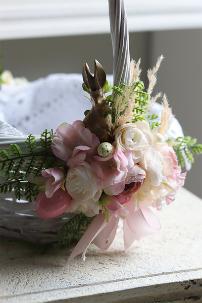 Belladonna, dwustronnie dekorowany koszyczek wielkanocny