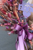 Babcine Okulary, asymetryczny wianek z suszem