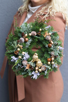 Frederico Winter, bożonarodzeniowy wianek z ptaszkiem