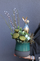 Zając Trębacz, stroik wielkanocny z zajączkiem