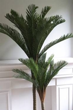 Palma Deluxe, wysokiej jakości sztuczna palma w metalowej donicy, wys.189cm