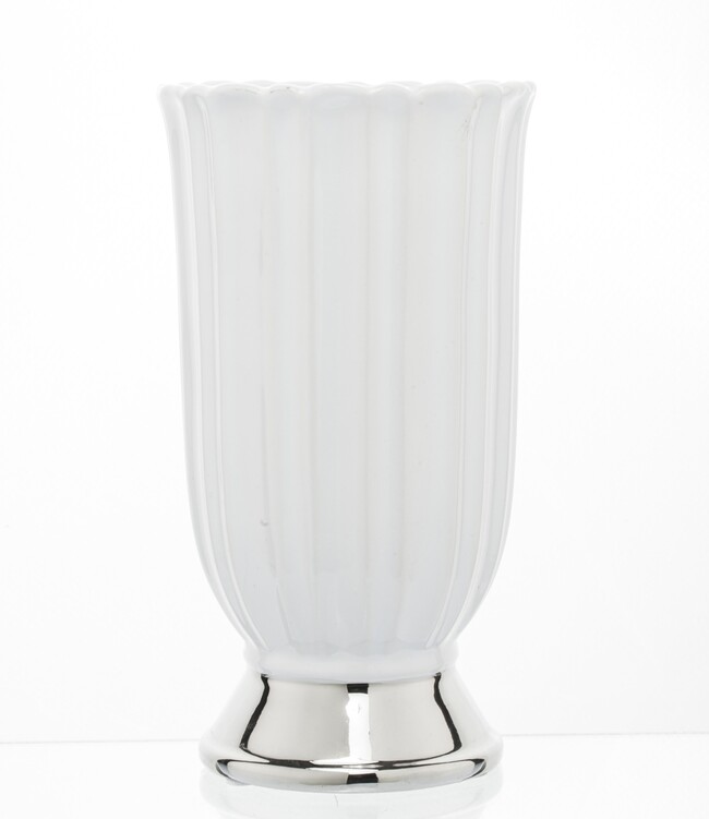Regina White wazon ceramiczny, wym. 23x12.5x12.5cm