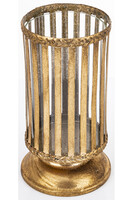 Antico, stylowy metalowy świecznik, wym.18.5x10.5x10.5cm