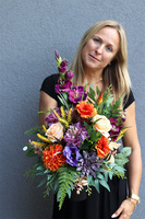 Jesień Życia, jesienny bukiet nagrobny we wkładzie