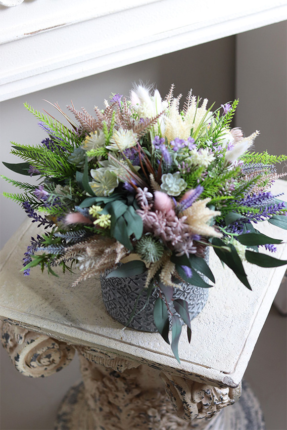 kompozycja z wrzosem, Boho Gretra