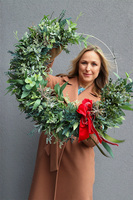 Zima Na Zielono, wianek na obręczy