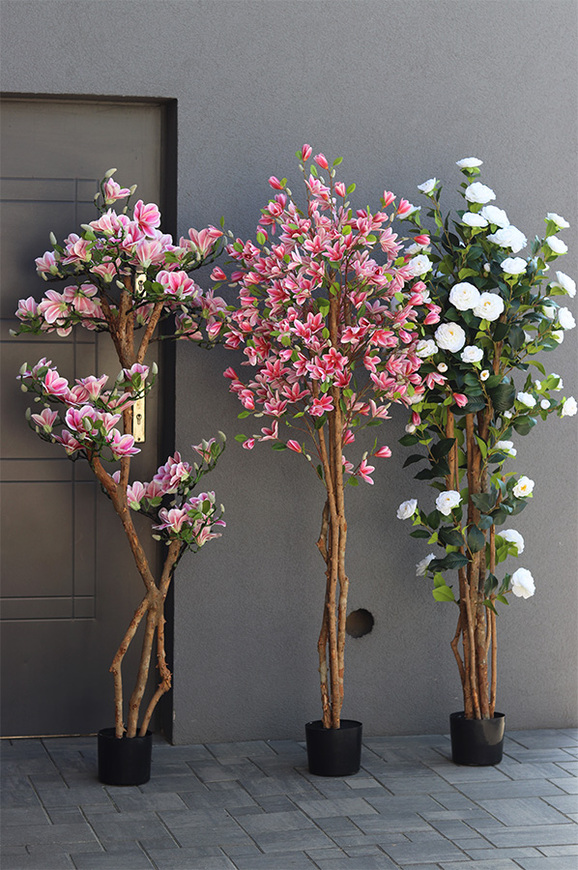 Pink Magnolia, sztuczne drzewko