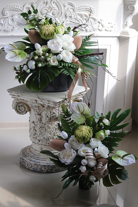 Luksuria Volcan, wielkanocna kompozycja nagrobna w misie