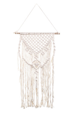 Makrama Ivia, dekoracja ścienna, wym.92x40cm
