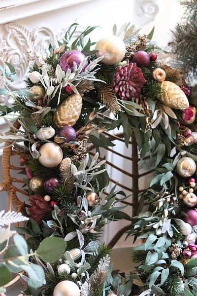 Fioletina 2, świąteczna girlanda