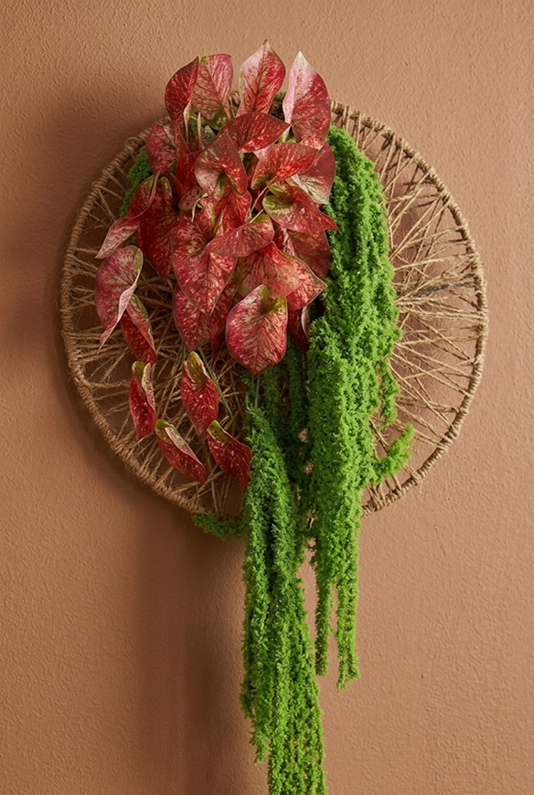 Flower Art, nowoczesny wianek na drzwi
