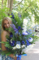 Bluetta Greddier, bukiet nagrobny do położenia