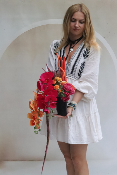 Andana, bukiet nagrobny we wkładzie