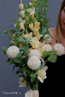 Vanilla, bukiet nagrobny do położenia