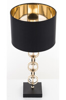 Chain Black, elegancka lampa stołowa