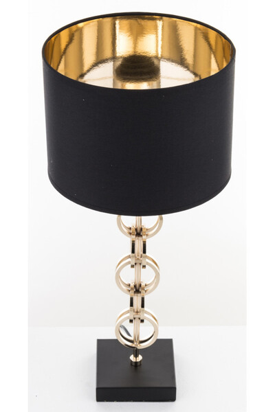 Chain Black, elegancka lampa stołowa