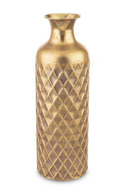 Sandia Gold, wazon metalowy, wym.44x14cm