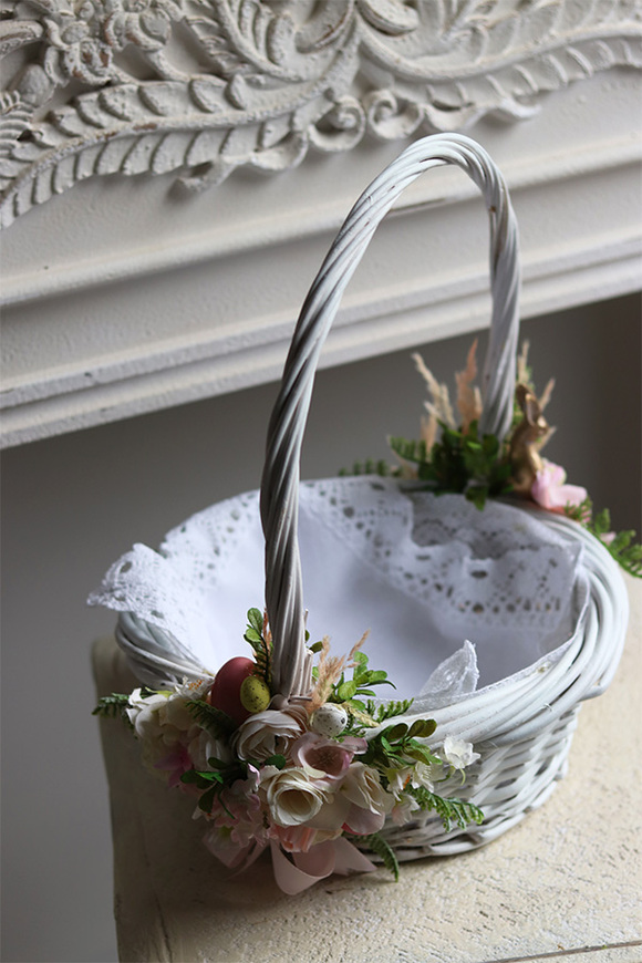 Belladonna, dwustronnie dekorowany koszyczek wielkanocny