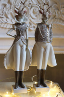 Reindeer Royalty E, figurka świąteczna renifer, para