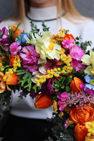 Coloretto, wiosenny wianek na drzwi