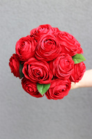 flowerbox walentynkowy, Velvetowy Klasyk, wys.26cm 