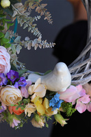 asymetryczny wianek z ptaszkiem, Jordania, śr.37cm