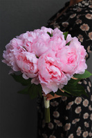 Aura, bukiet różowych peonii, wys.38cm