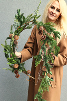 girlanda zielona iglasta, Zima