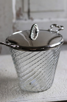 Glamour Spring Greta, kryształowy cooler pojemnik na lód, wym.15x17x23cm